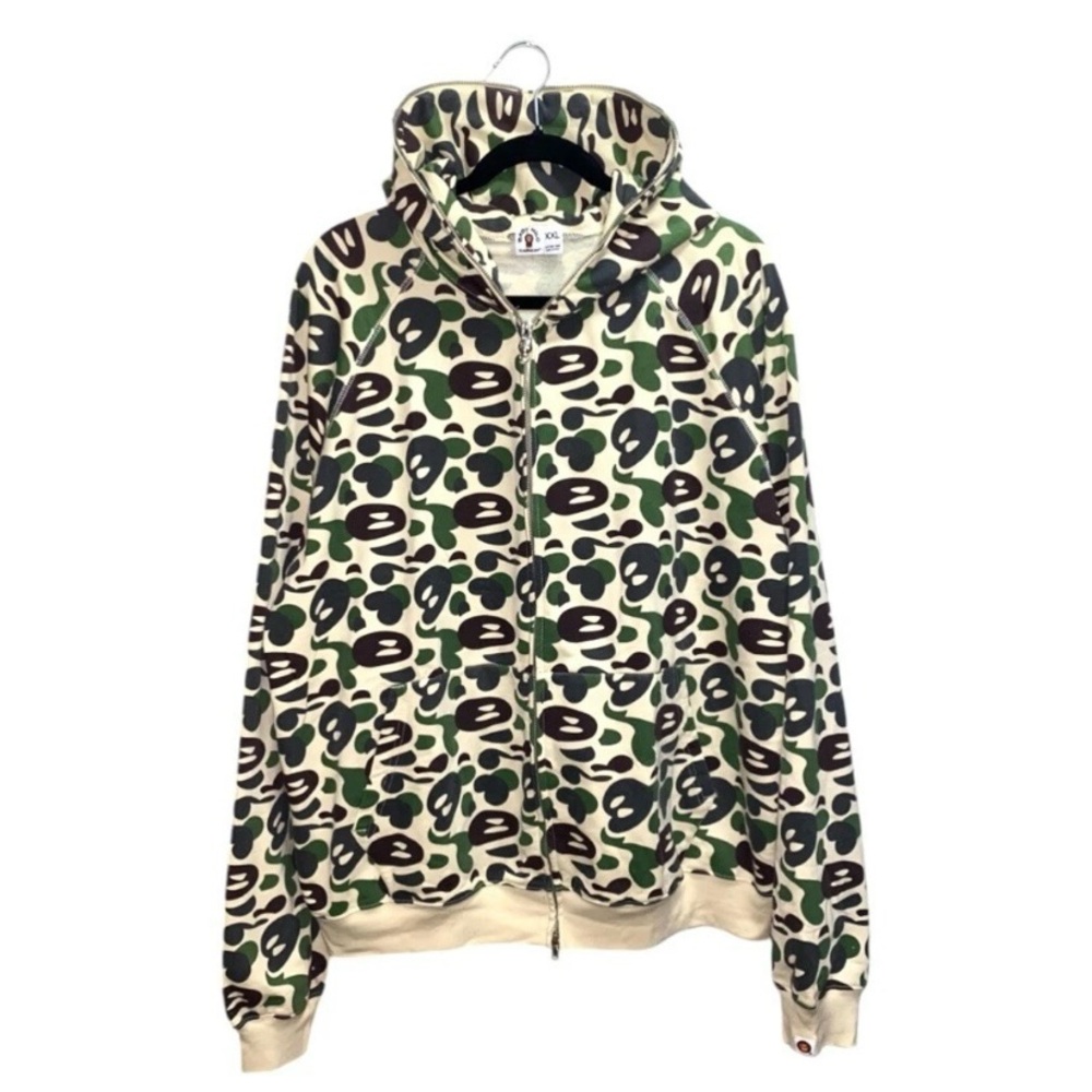 BAPE Milo REP ABC camo full zip hoodie A Bathing Ape Hoodie Size XXL (K)